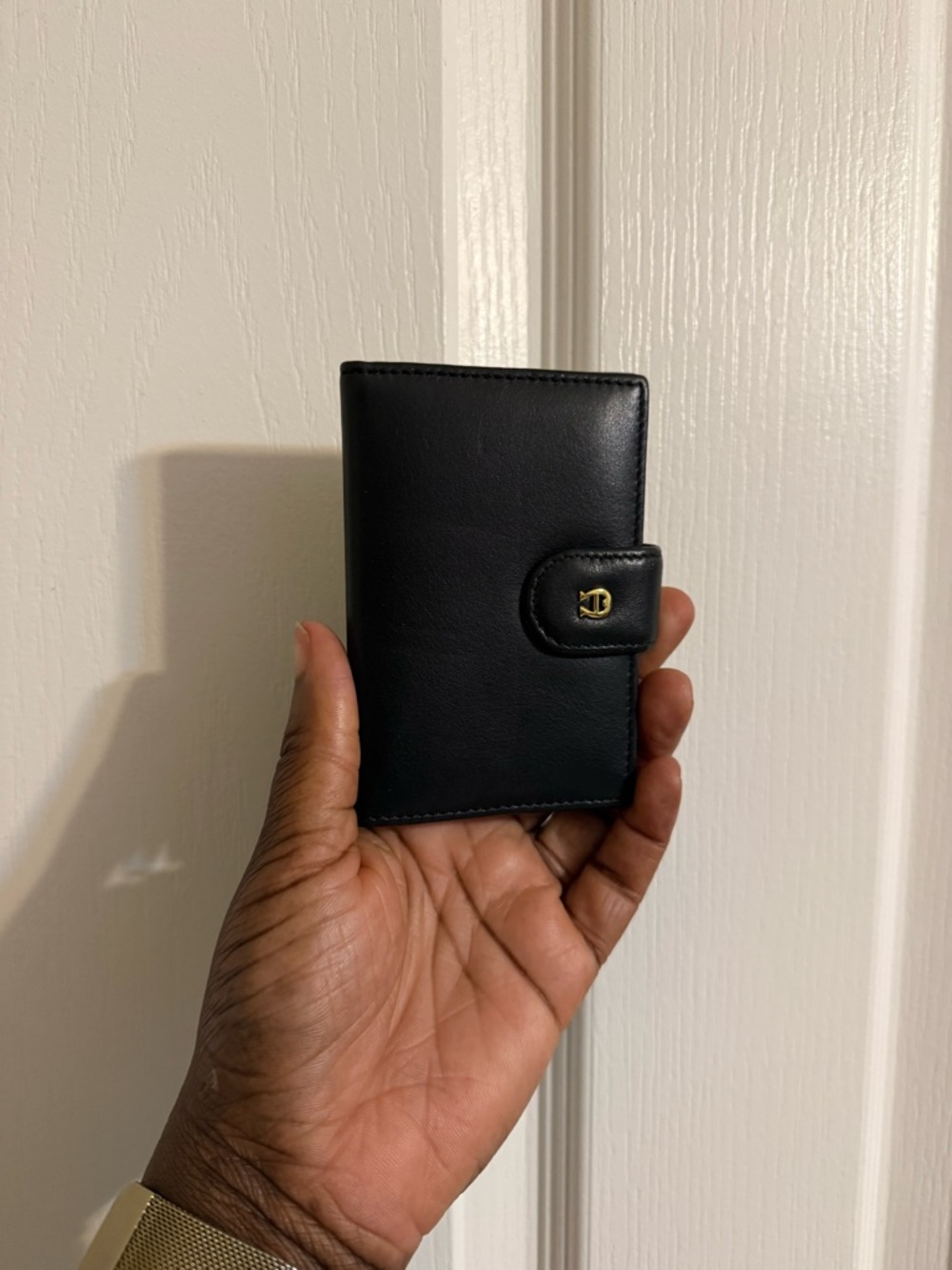 *SOLD*Etienne Aigner Black genuine Leather Wallet